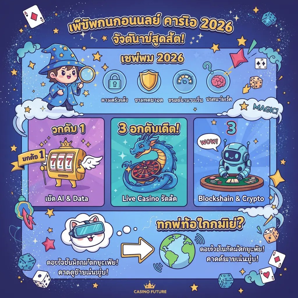 คาสิโนออนไลน์ 2026 - เว็บพนันออนไลน์