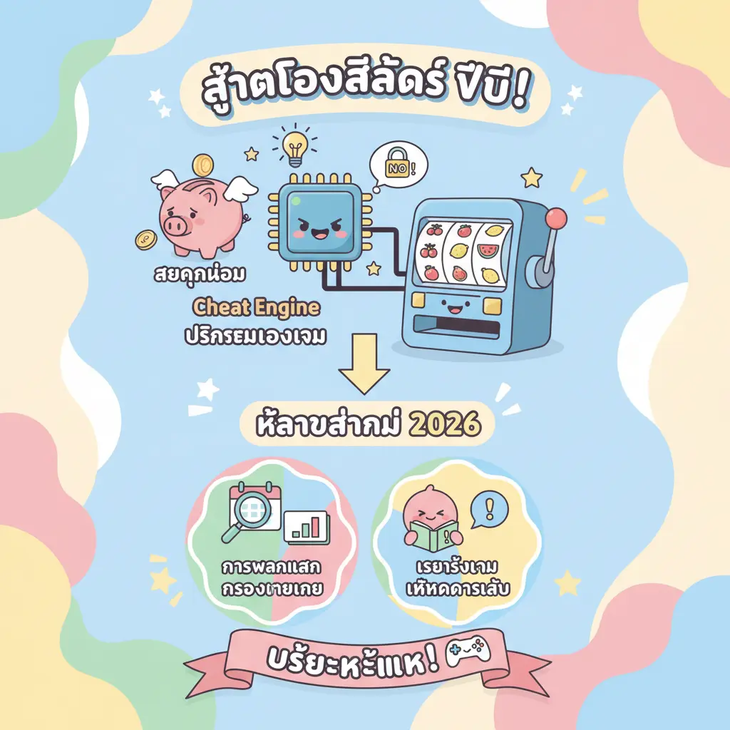 สูตรโกงสล็อต ฟรี - Cheat Engine